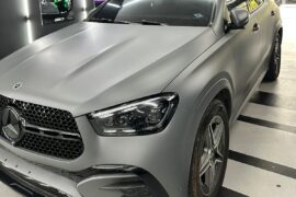 Envelopamento do Mercedes-Benz GLE Coupé em Cinza Nardo Fosco
