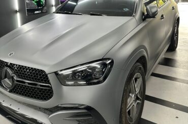 Envelopamento do Mercedes-Benz GLE Coupé em Cinza Nardo Fosco