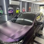 Envelopamento Roxo Fosco com Material SID